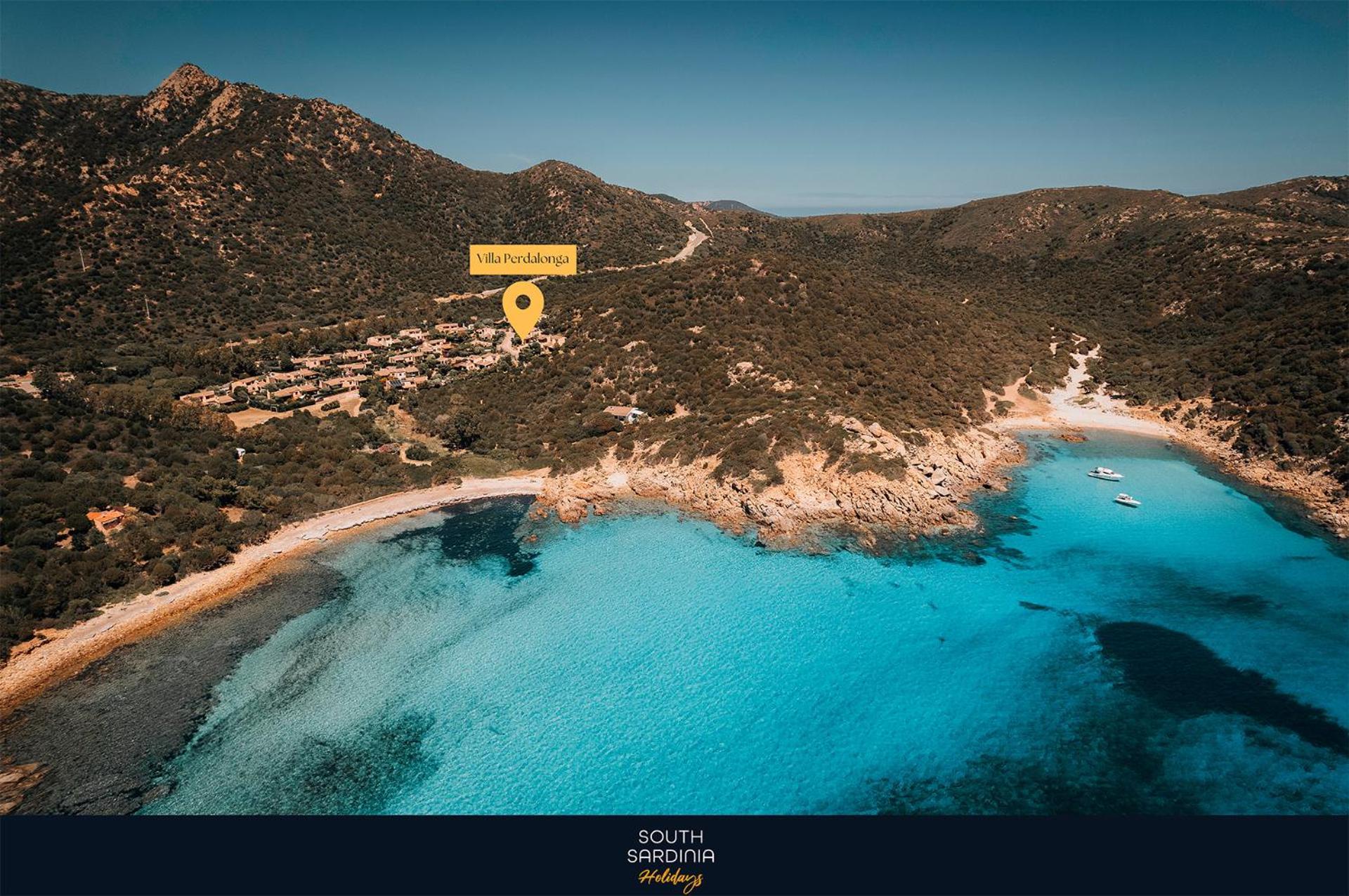 Villa Perdalonga, Vista Mare Sea View Tuerredda Teulada Dış mekan fotoğraf